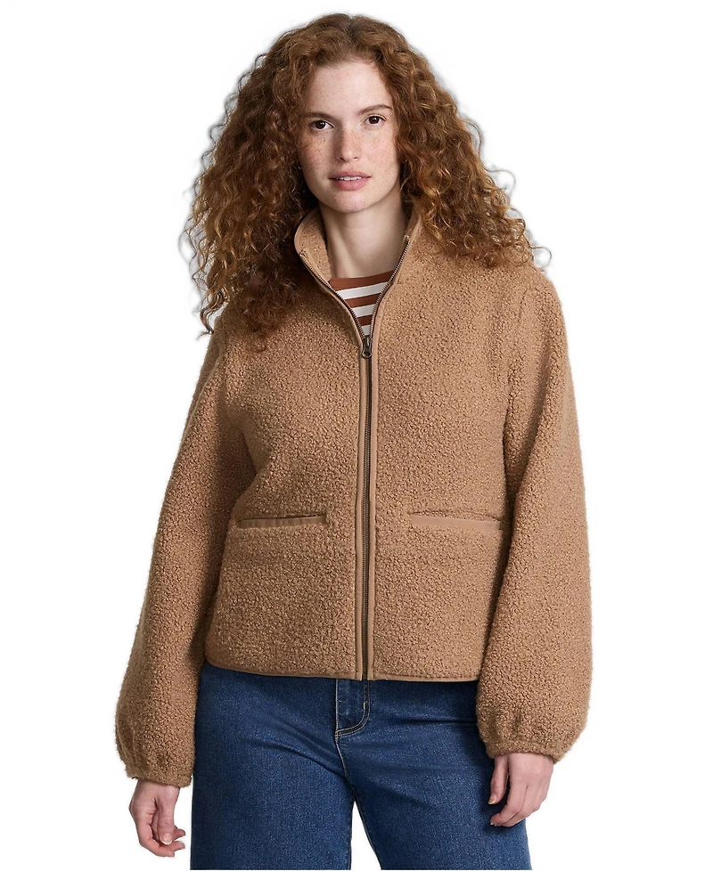 Lands' End Women's Boucle Fleece Jacket