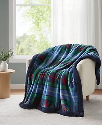 Premier Comfort Cozy Plush To Sherpa Throw, 50" x 60"