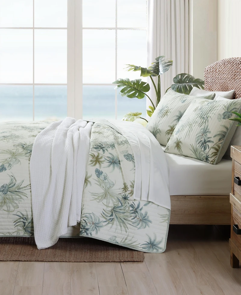 Tommy Bahama Home Serenity Palms Quilted Sham, Standard