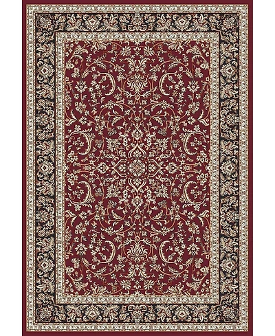 Closeout! Km Home 1318/1530/Burgundy Navelli Red 3'3" x 5'4" Area Rug