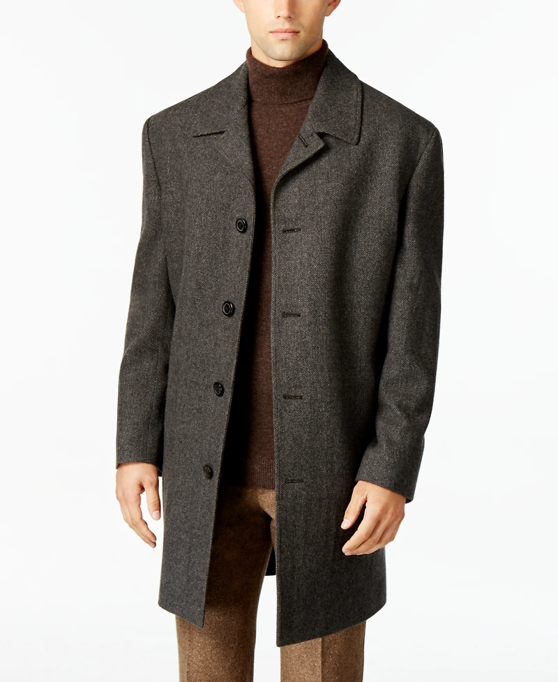 London Fog Coventry Wool-Blend Overcoat