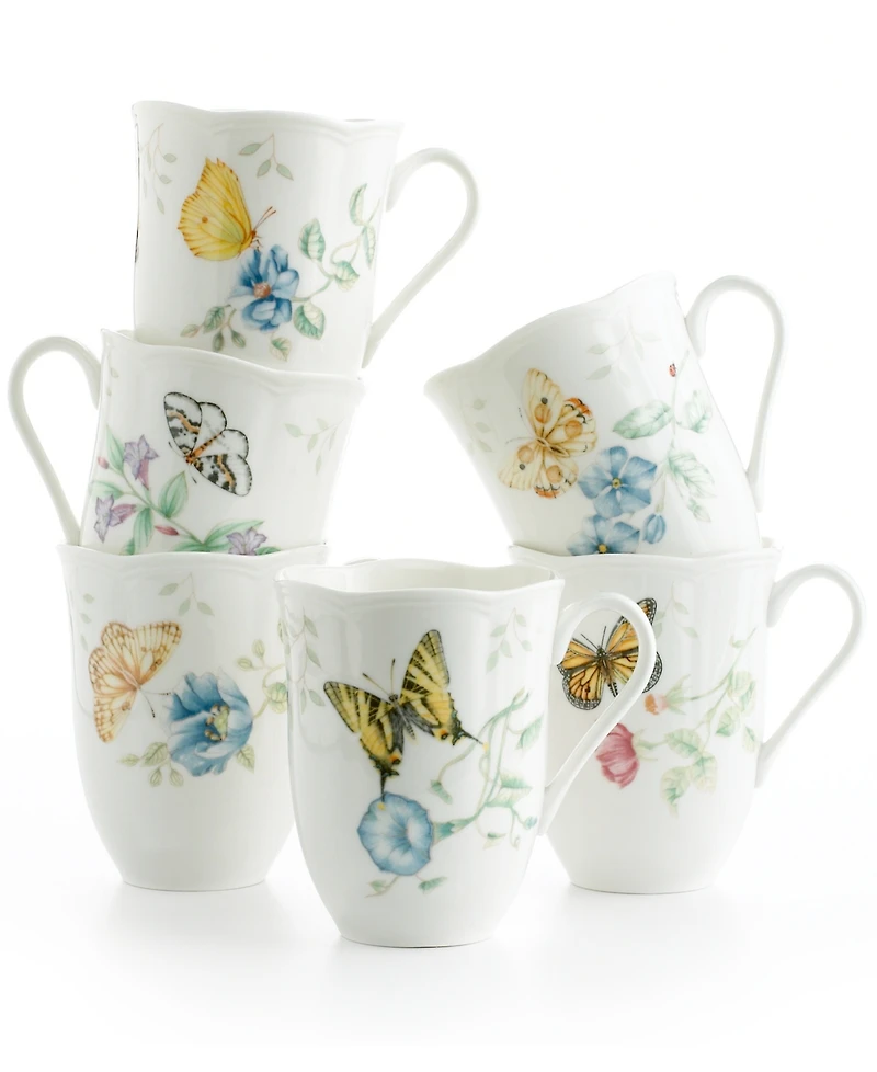 Lenox Butterfly Meadow Floral Mug, 12 oz.