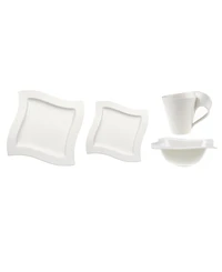 Villeroy & Boch New Wave 4-Piece Place Setting
