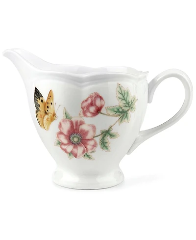 Lenox Butterfly Meadow 7 Oz. Floral Porcelain Creamer