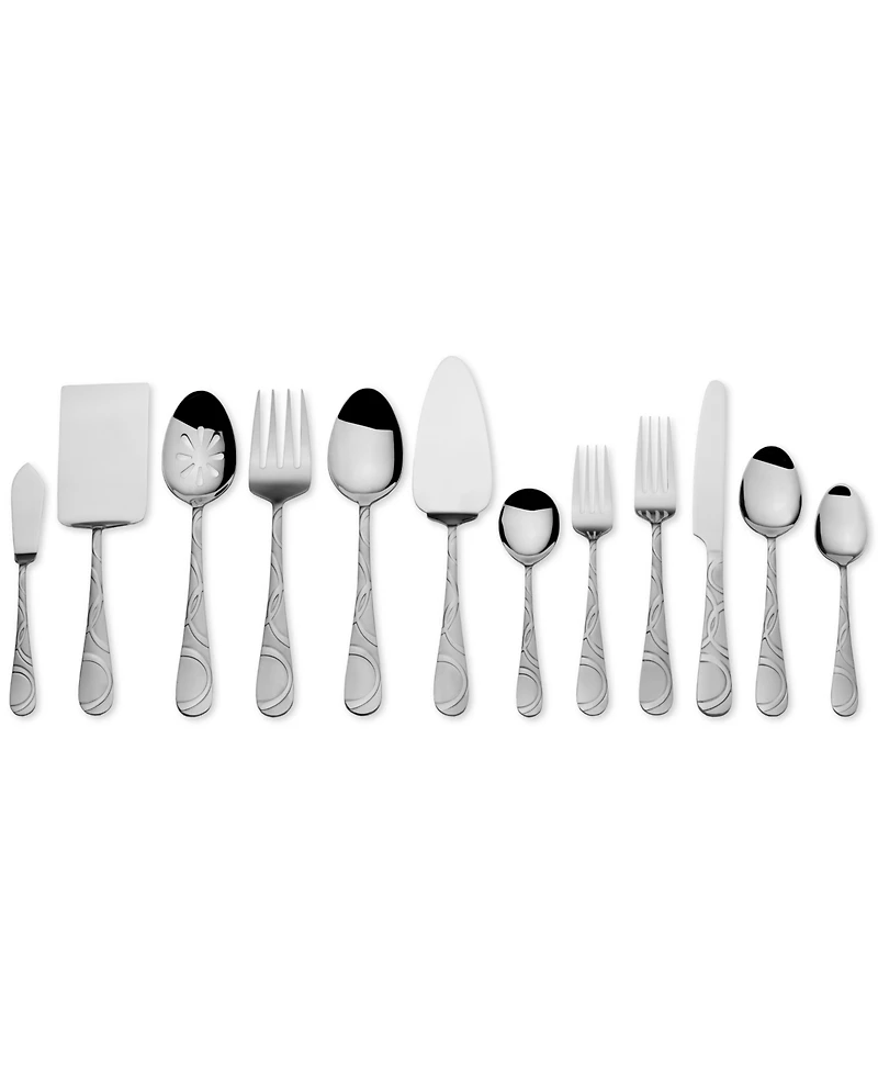 International Silver 18/0 Stainless Steel 67-Pc. Garland Frost Flatware & Hostess Set, Created for Macy's