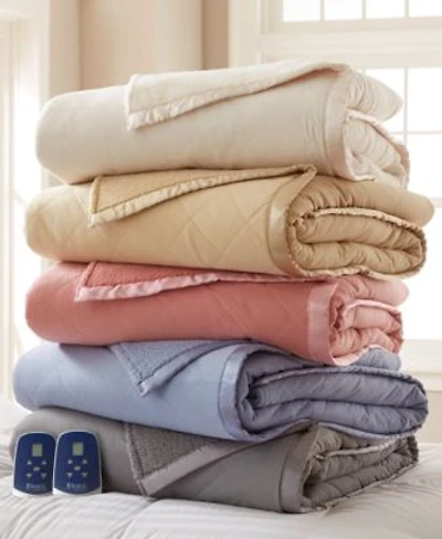 Shavel Reversible Micro Flannel To Sherpa Electric Blankets