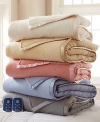 Shavel Reversible Micro Flannel To Sherpa Electric Blankets