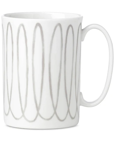 kate spade new york Charlotte Street West Grey Collection Mug