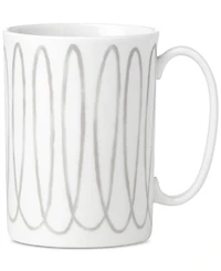 kate spade new york Charlotte Street West Grey Collection Mug