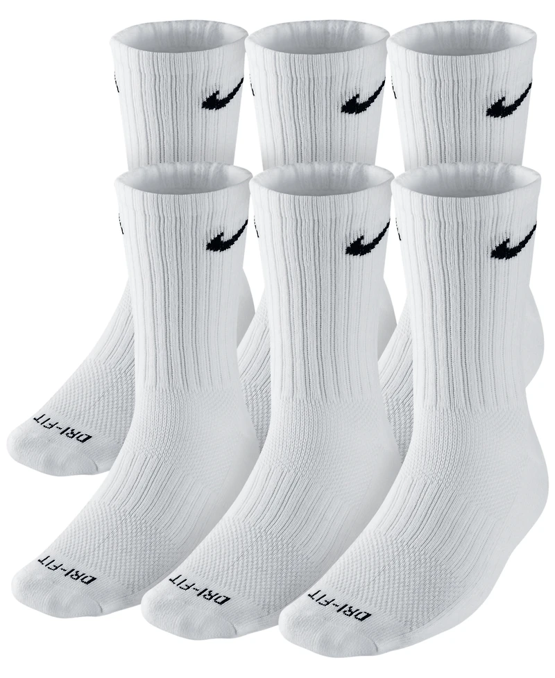 Nike Unisex Everyday Plus Cushioned Training Crew Socks (6 Pairs)