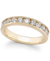 Diamond Channel Band (1 1/2 ct. t.w.) in 14k White or Yellow Gold