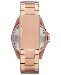 Fossil Women's Riley Rose Gold Plated Stainless Steel Bracelet Watch 38mm