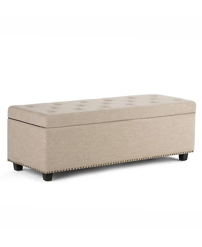 Hayes Fabric Storage Ottoman