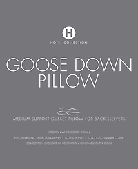 Hotel Collection European White Goose Down Medium Density Pillow, Standard/Queen, Exclusively at Macy's