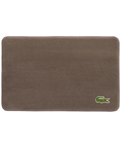 Lacoste Home Crocodile Memory Foam Bath Rug, 19" x 30"