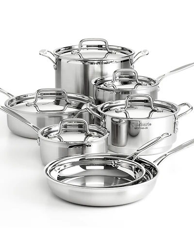 Cuisinart Multiclad Pro Tri-Ply Stainless Steel 12 Piece Cookware Set