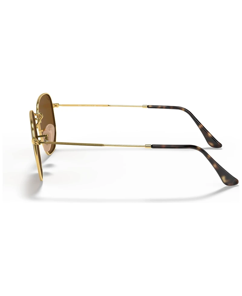 Ray-Ban Unisex Polarized Sunglasses, RB3548N Hexagonal Washed Evolve