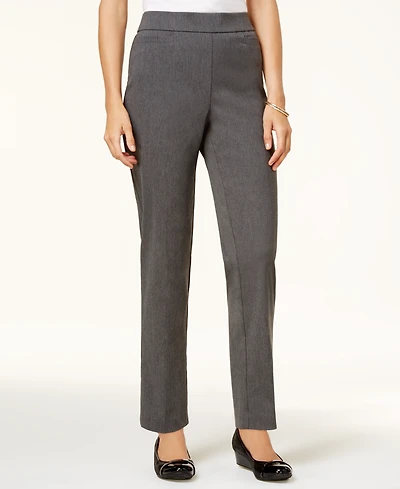Alfred Dunner Classics Allure Pull-On Slim-Leg Pants