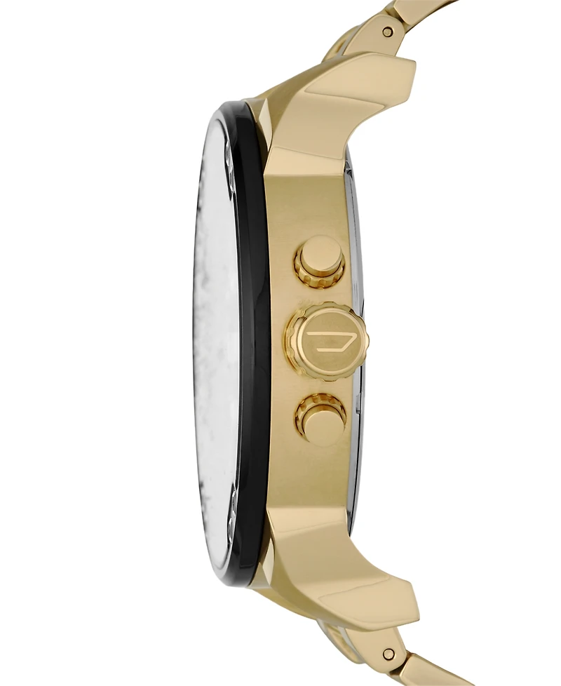 Diesel Men's Mr. Daddy 2.0 Gold-Tone Ion-Plated Stainless Steel Bracelet Watch 57mm DZ7333