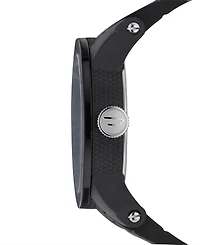 Diesel Unisex Black Silicone Strap Watch 44mm DZ1437