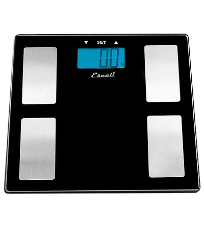 Glass Body Fat, Water, Muscle Mass Scale, 400lb