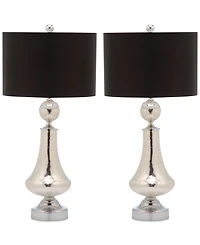 Safavieh Set of 2 Mercury Crackle Table Lamps