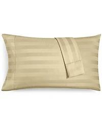 Closeout! Charter Club 1.5" Stripe 550 Thread Count 100% Cotton Pillowcase Pair, Standard, Exclusively at Macy's