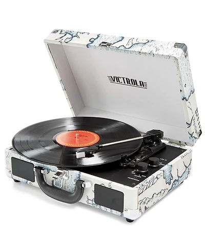 Victrola Bluetooth Suitcase Record Player With 3-Speed Turntable