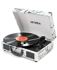 Victrola Bluetooth Suitcase Record Player With 3-Speed Turntable