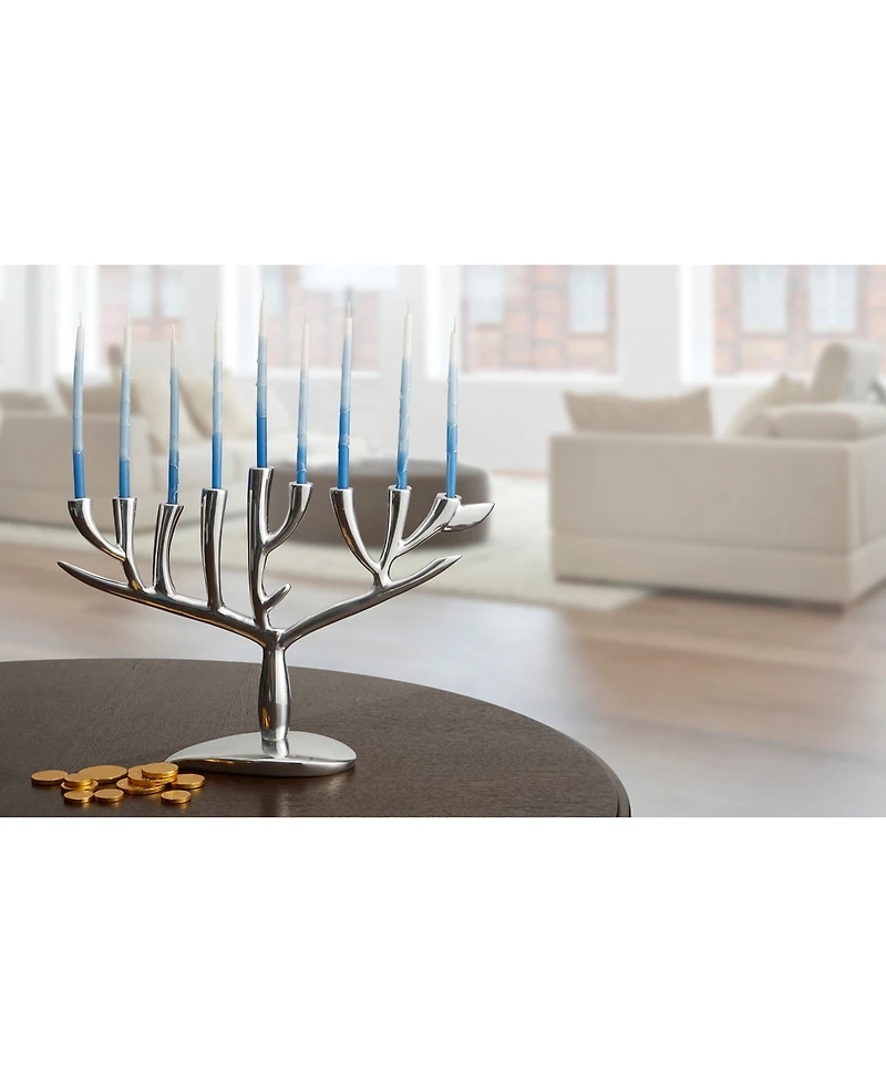 Nambe Judaica Tree of Life 13.5" Menorah