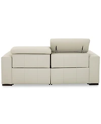 Nevio 82" 2pc Leather Sofa with 2 Power Recliners, Created for Macy's
