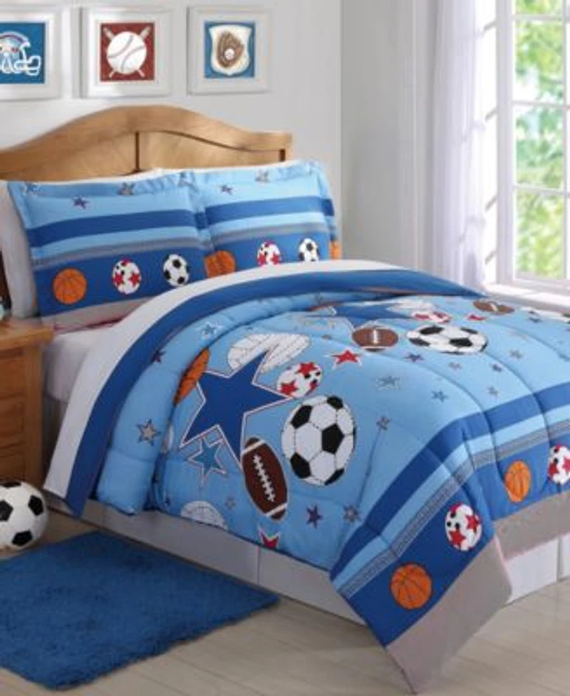 My World Kids Sports Stars Reversible Comforter Sets