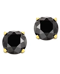 Black Diamond Stud Earrings (1-1/2 ct. t.w.) 14k White or Yellow Gold