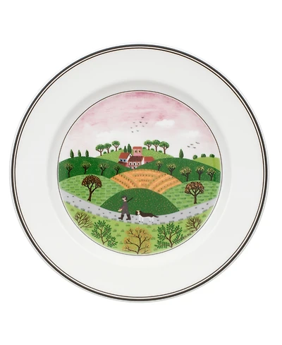 Villeroy & Boch Design Naif Rim Salad Plate, Hunter & Dog