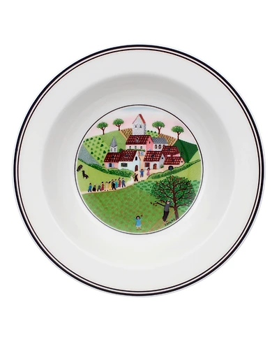 Villeroy & Boch Design Naif Rim Cereal Bowl, Wedding Procession
