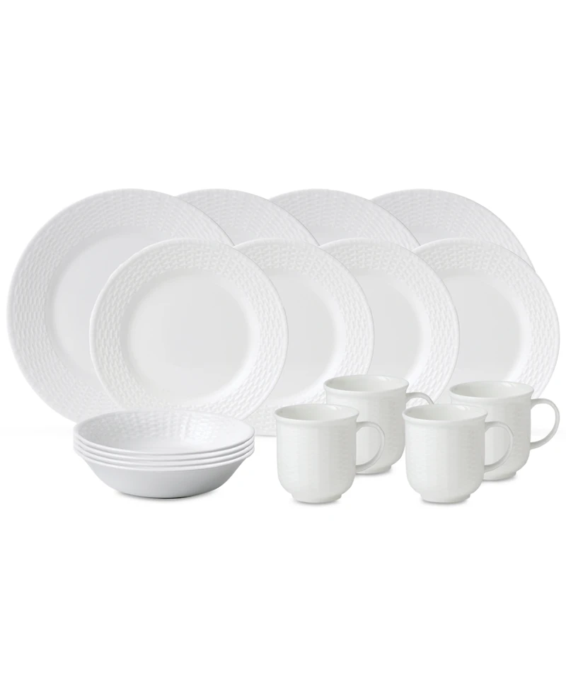Wedgwood Nantucket Basket 16-Pc. Set, Service for 4