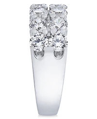 Two-Row Certified Diamond Band Ring in 14k White Gold (2 ct. t.w.)