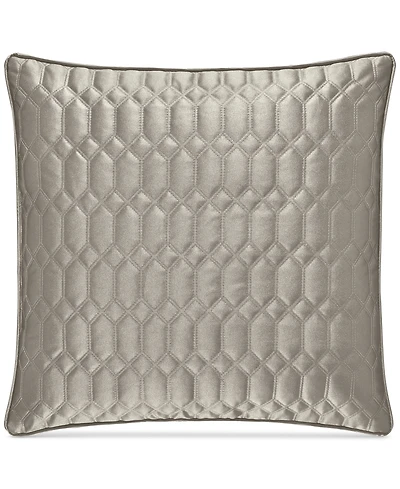 J Queen New York Satinique Quilted Decorative Pillow, 20" x 20"