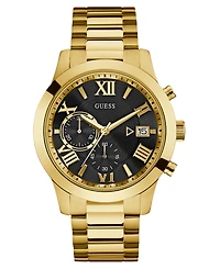 Guess Men's Chronograph Gold-Tone Stainless Steel Bracelet Watch 45mm