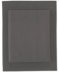 Lacoste Home Solid Cotton Percale Sheet Set