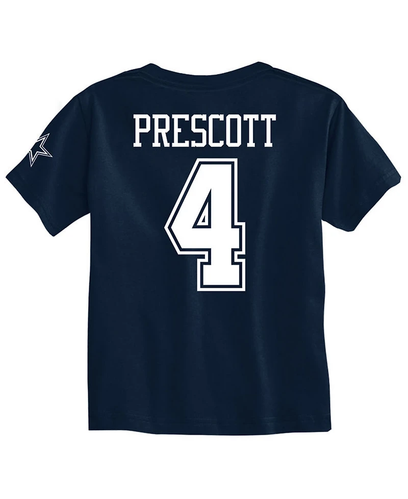 Outerstuff Dak Prescott Dallas Cowboys Eligible Player Name and Number T-Shirt, Toddler Boys