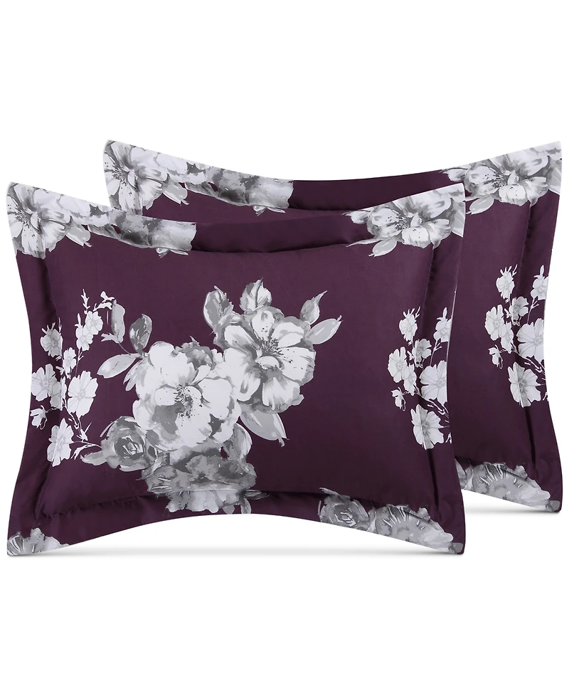 Style 212 Peony Garden Floral 12-Pc. Comforter Set, King