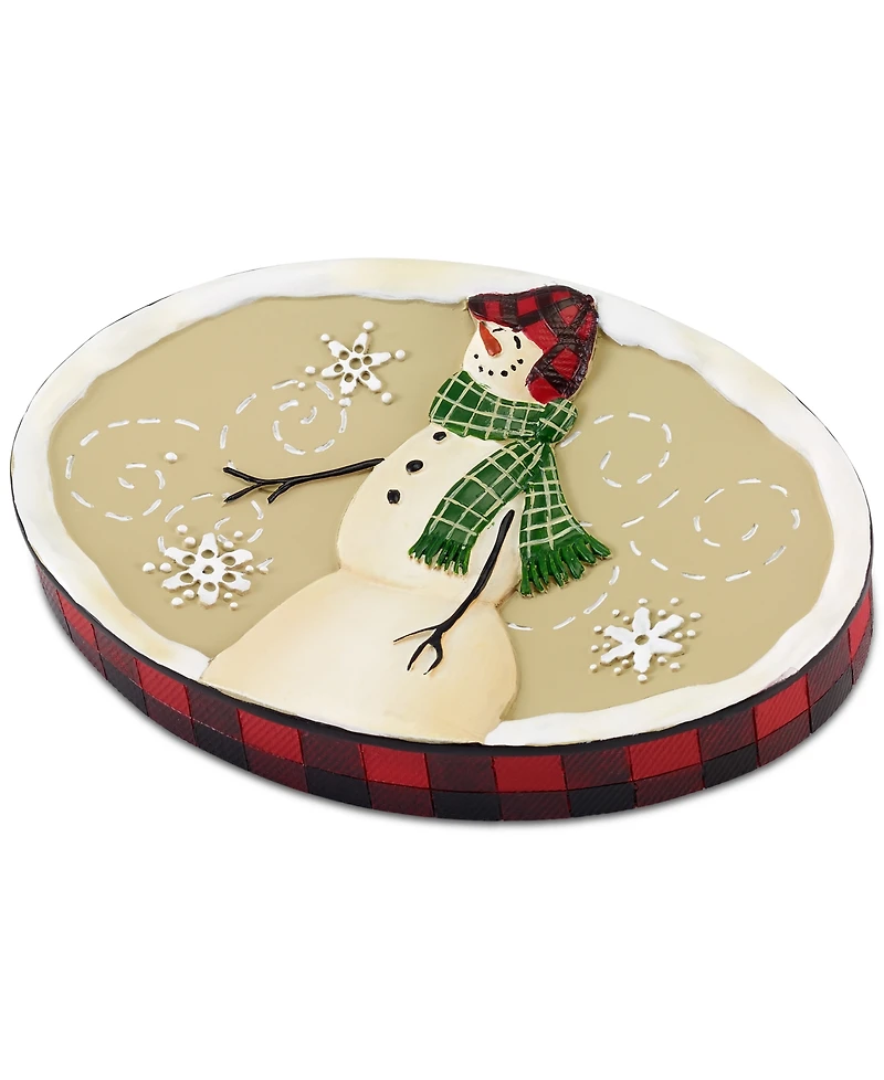 Avanti Snowman Gathering Holiday Resin Soap Dish