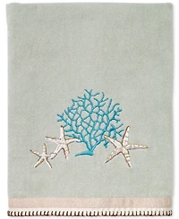 Avanti Beachcomber Embroidered Cotton Bath Towel, 27" x 50"