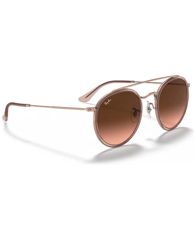 Ray-Ban Sunglasses, RB3647N Round Double Bridge
