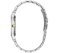 Caravelle Designed by Bulova Men's Diamond-Accent Two-Tone Stainless Steel Bracelet Watch 40mm