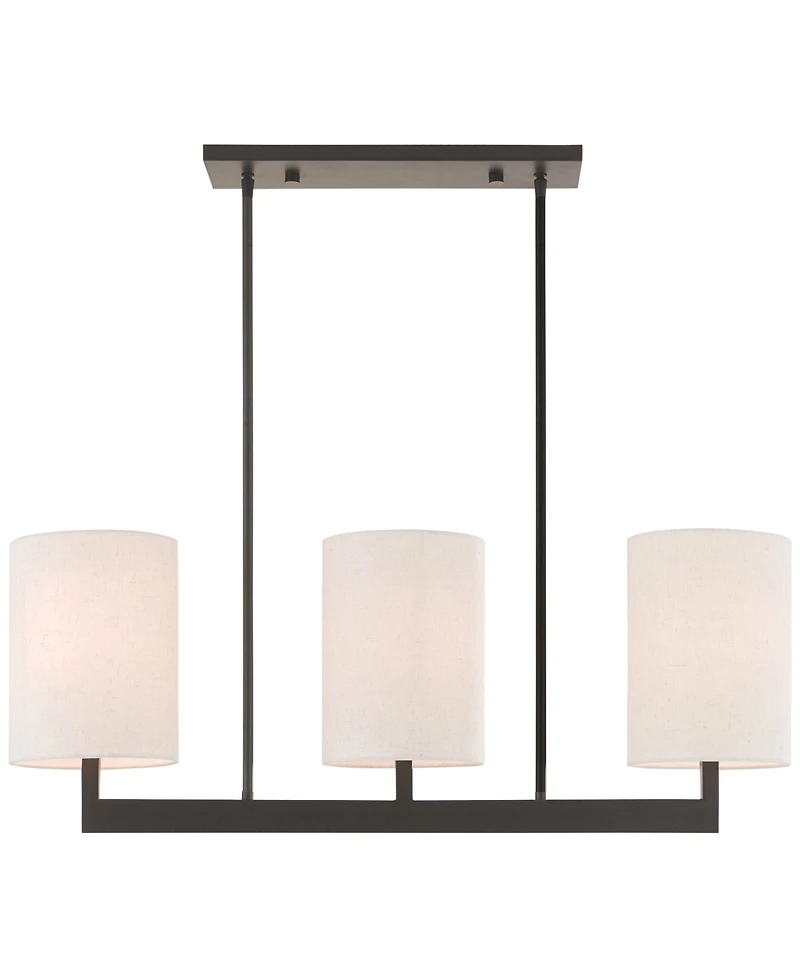 Livex Hayworth 3-Light Linear Chandelier