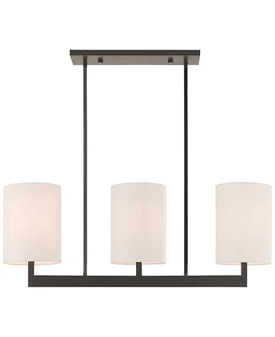 Livex Hayworth 3-Light Linear Chandelier