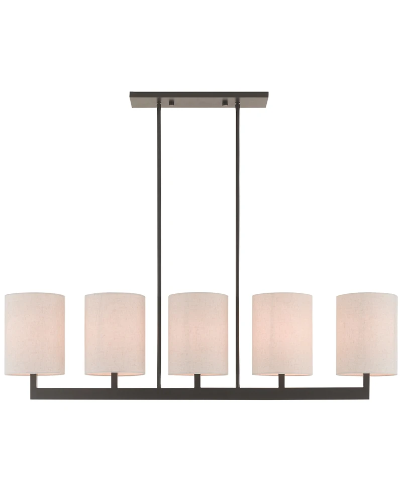 Livex Hayworth 5-Light Linear Chandelier