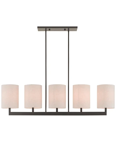 Livex Hayworth 5-Light Linear Chandelier